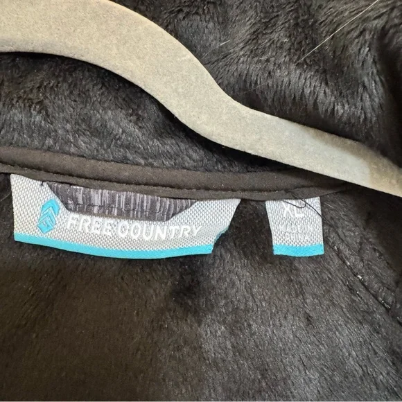 Free Country Black and Gray Zip-Up Women's Jacket Size XL - Picture 3 of 5